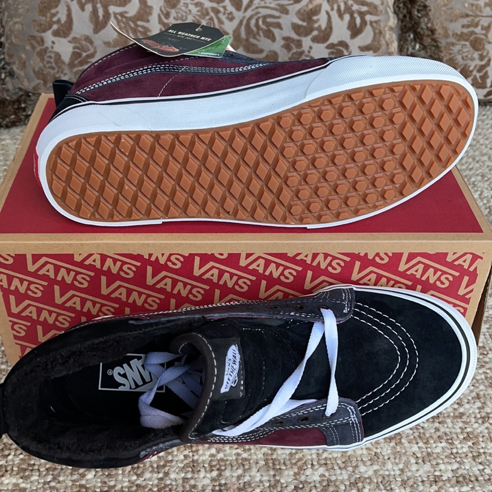 Vans Men’s Sk8-Hi Mte Port Royal/Black Boots Cold Weather Sneakers - Picture 7 of 16